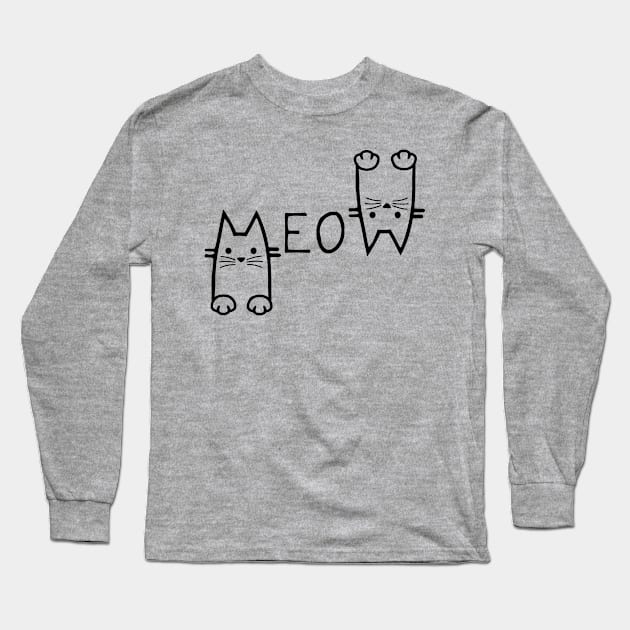 Meow Long Sleeve T-Shirt by oyshopping